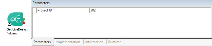 Get LiveDesign Folders Component