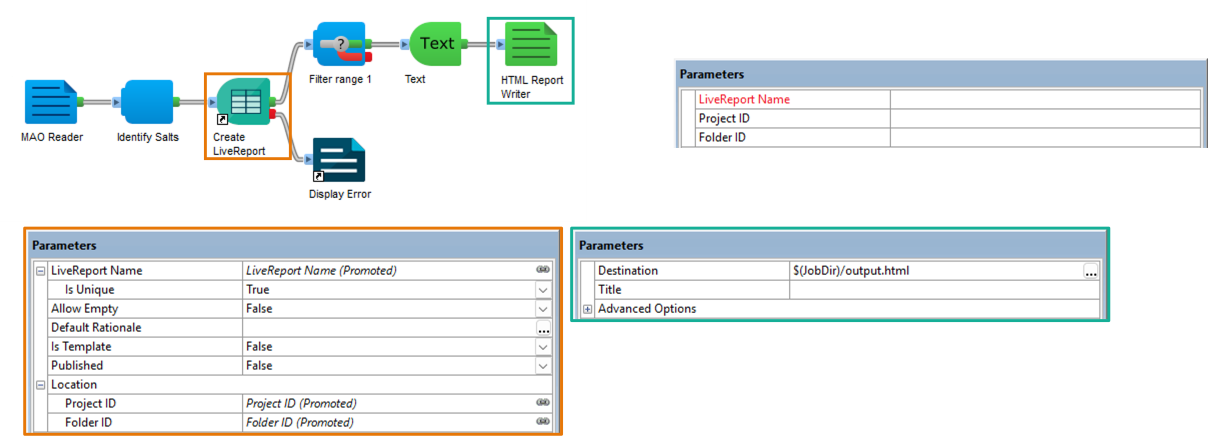 Create LiveReport protocol