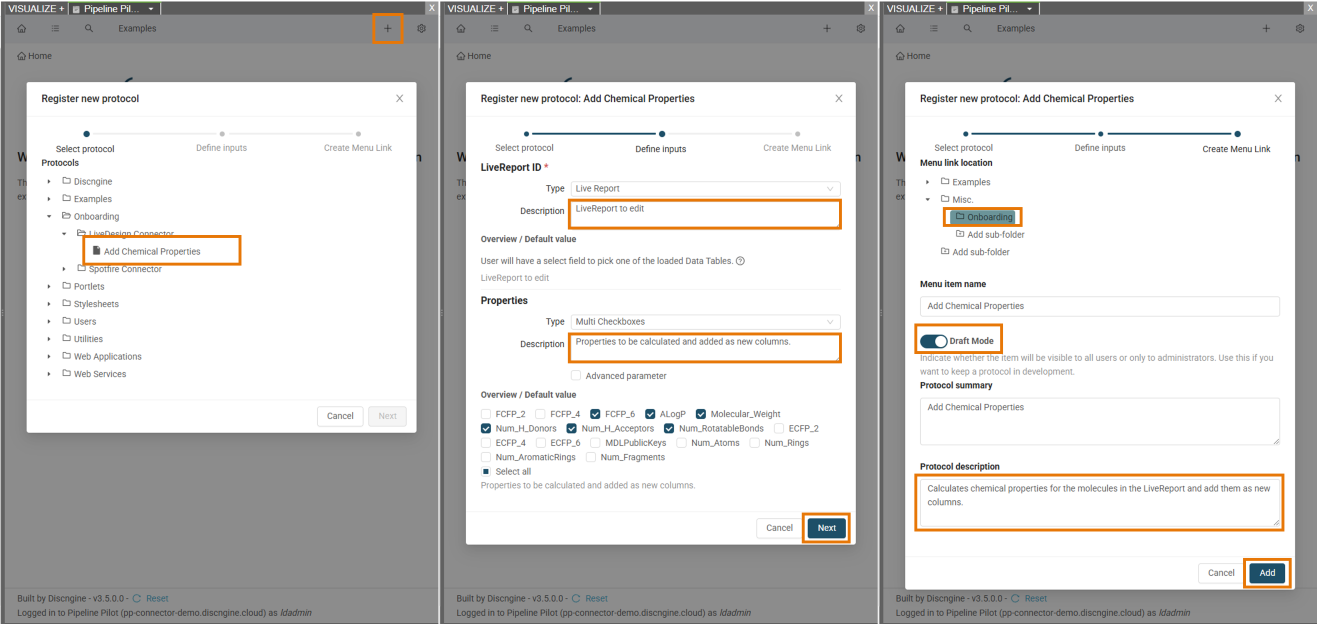 Register edit LiveReport protocol