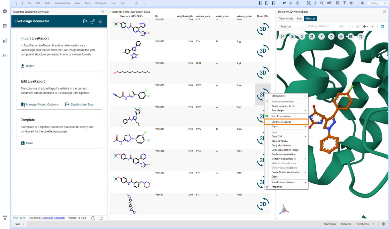 Load 3D data in Spotfire