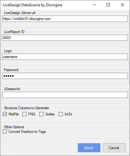 Load data with data source in Analyst