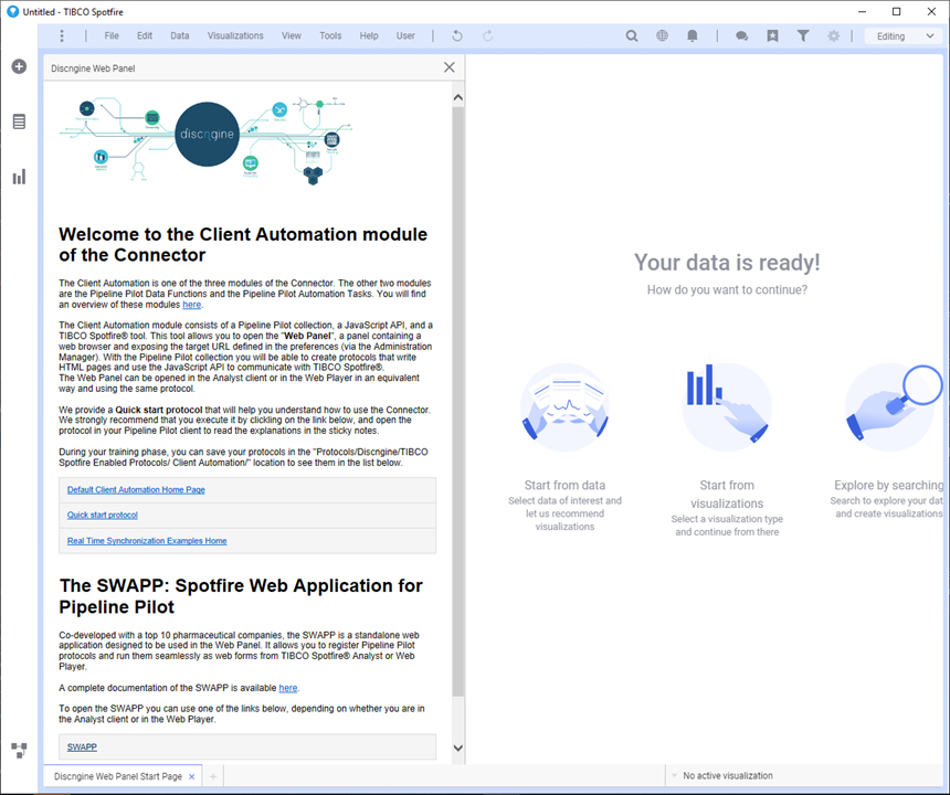 Client Automation home page