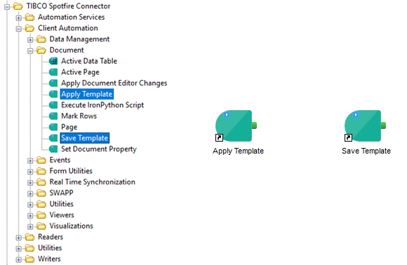 Template components