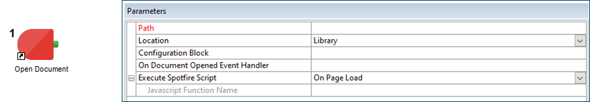 Open Document component
