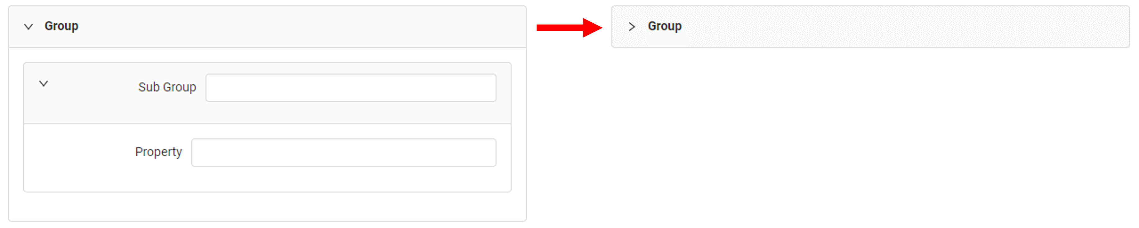 Collapsible Group Field