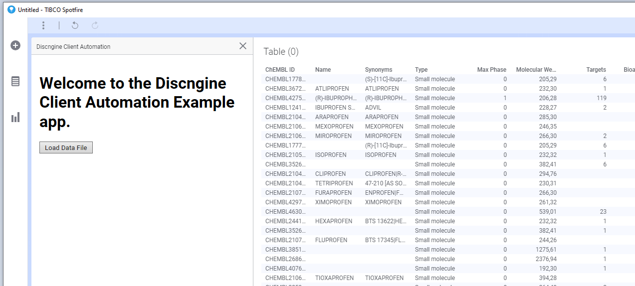 Demo App - Open in Analyst