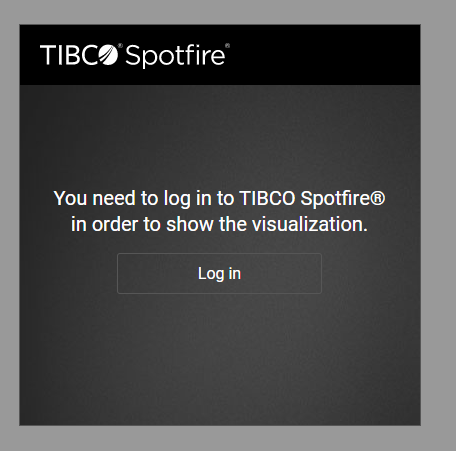 Demo App - Spotfire Login