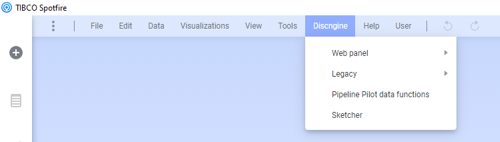 Pipeline Pilot data functions menu