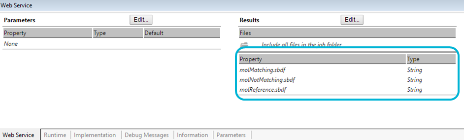 Multi file results in a protocol