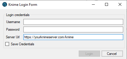 Authenticate against KNIME Server
